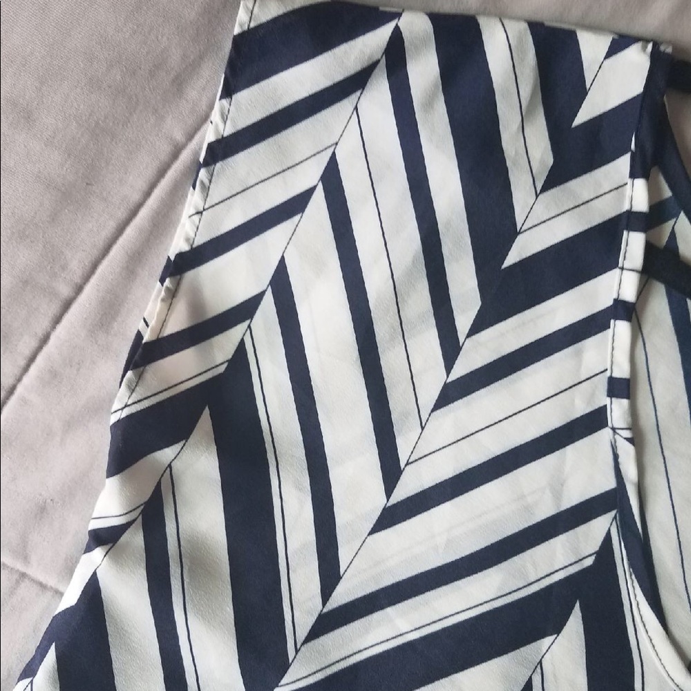 FINAL TOUCH BLUE AND WHITE TOP SIZE M - Picture 7 of 7